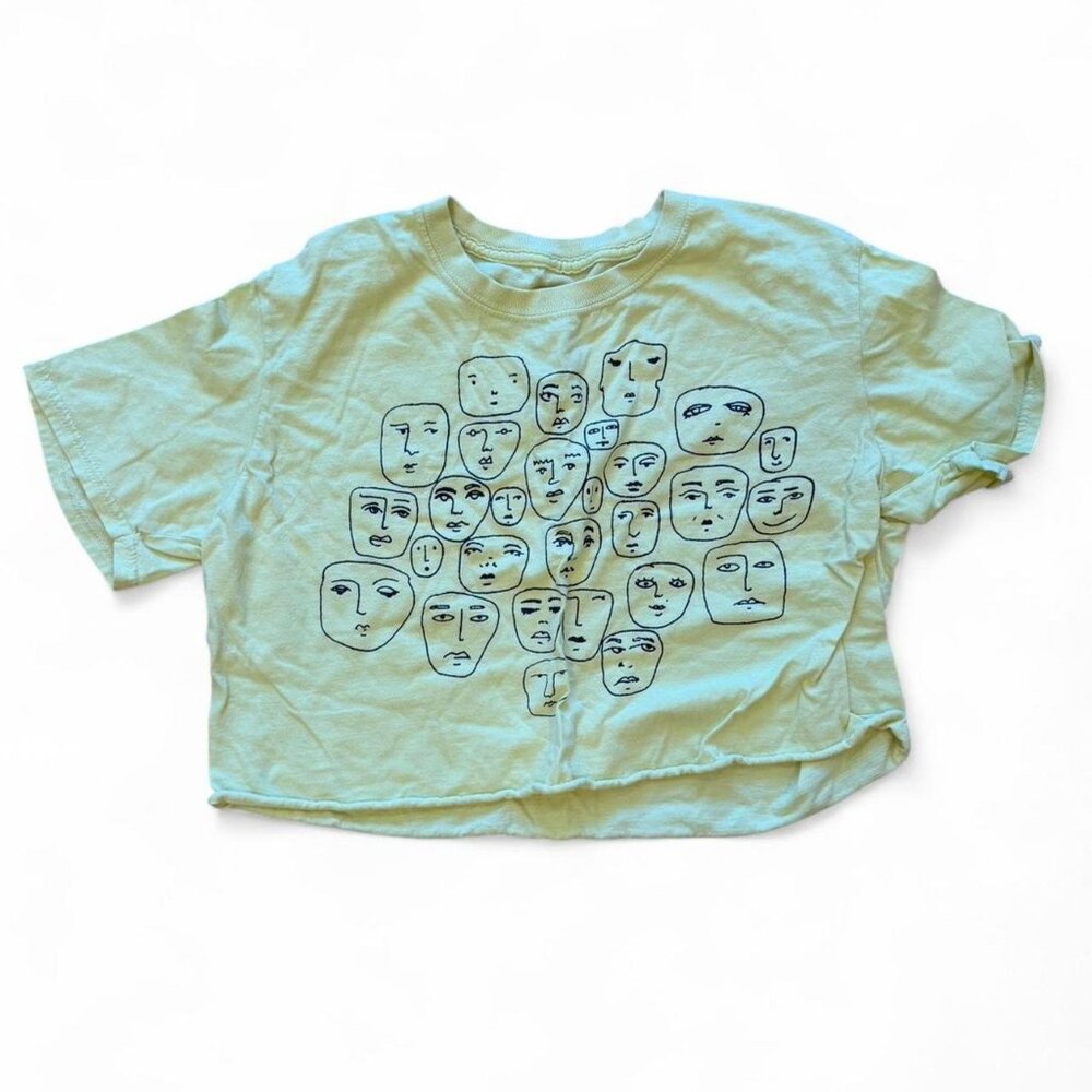 Urban Outfitters Women's yellow Crop-top